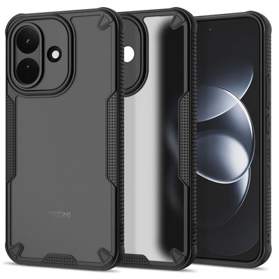 Husa Tech-protect Rugged Shield Xiaomi Redmi Note 17 Pro 5G mat Negru