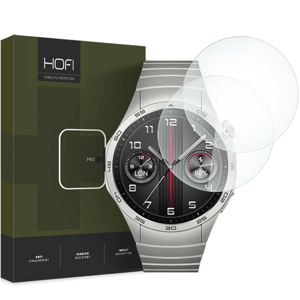 Folie sticla Hofi Pro+ 2-pack Huawei Watch GT 4 (46 Mm) Transparent