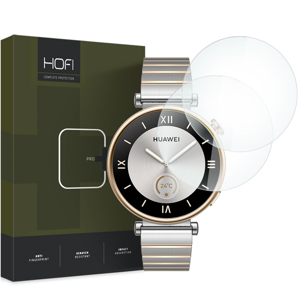 Folie sticla Hofi Pro+ 2-pack Huawei Watch GT 4 (41 Mm) Transparent