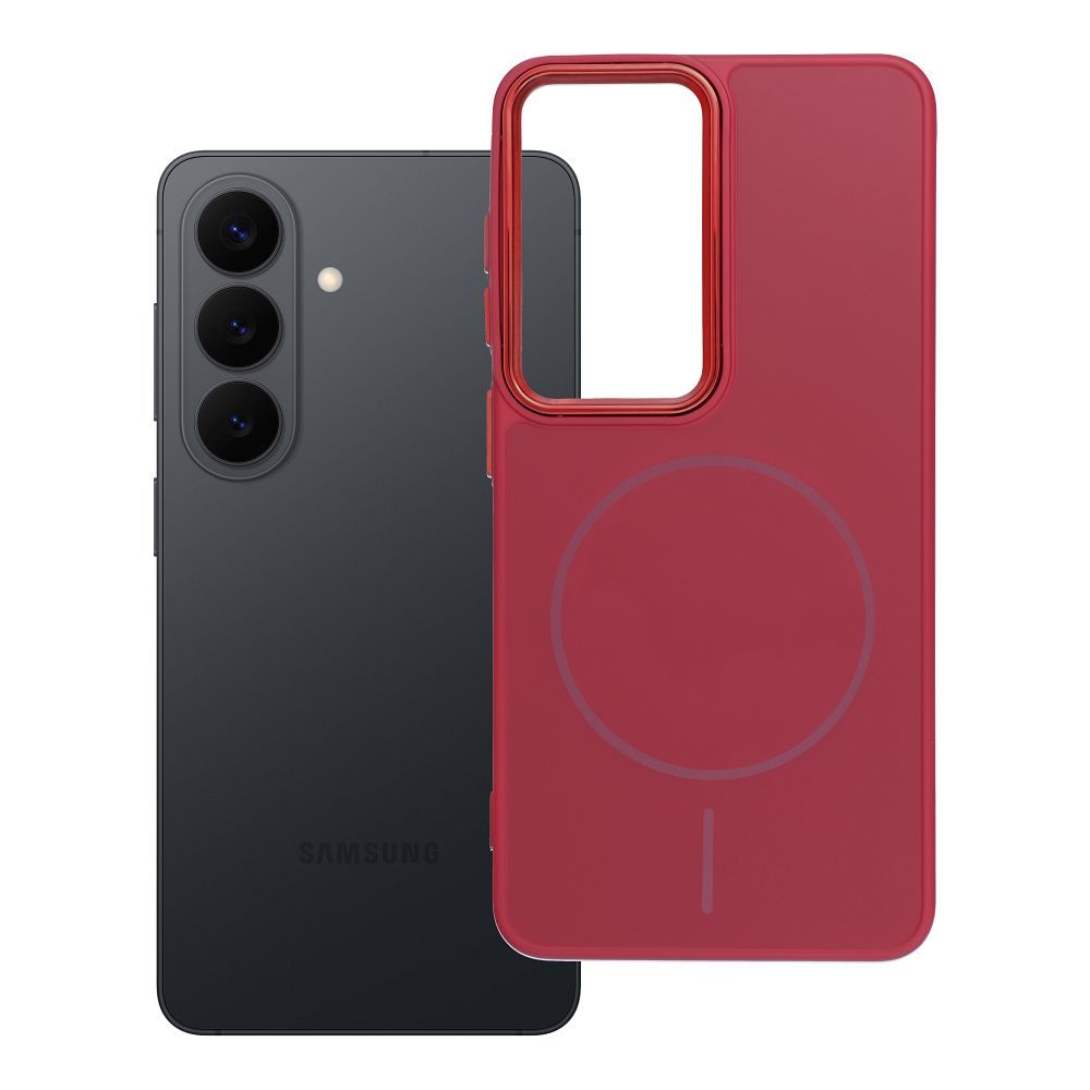 Husa Frame Mag pentru Samsung S26 Compatible cu Magsafe Magenta