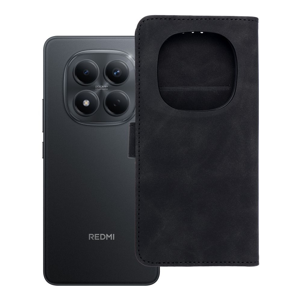 Husa Tender Book Flip pentru Xiaomi Redmi Note 15 PRO 5G Negru