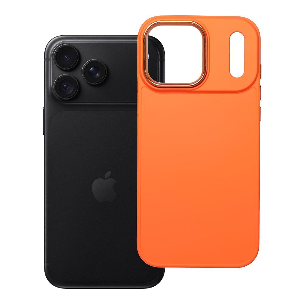 Husa Frame pentru iPhone 18 Pro Max / 17 Pro Max Portocaliu