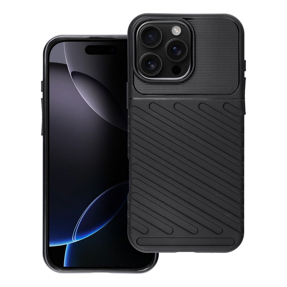 Husa Thunder pentru iPhone 16 PRO MAX Negru