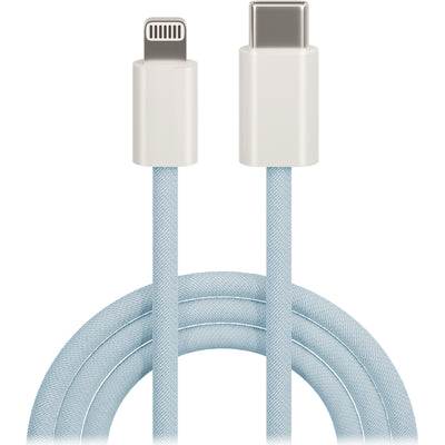Cablu Maxlife Mxuc-06 Usb-c - Lightning 1,0 M 20W Albastru Nylon