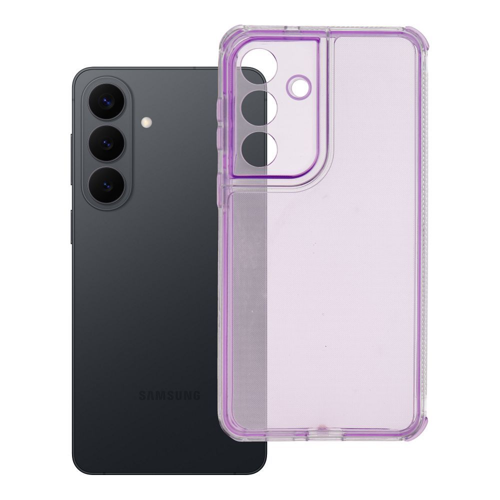 Husa Matrix Transparent pentru Samsung S26 Plus Violet deschis
