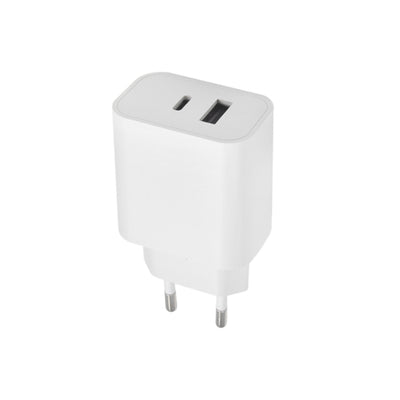 Incarcator Maxlife Mxtc-06 PD QC 1x Usb-c 1x USB 20W Alb