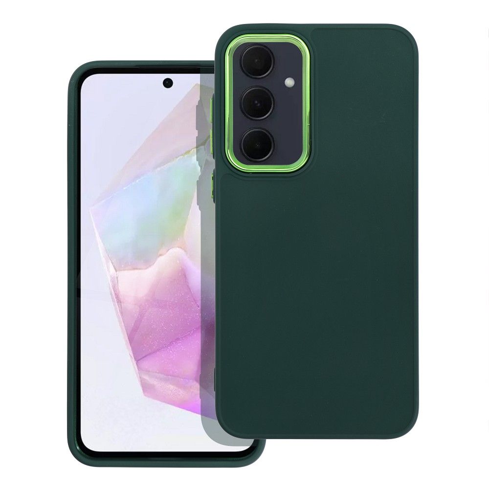 Husa Frame pentru Samsung A35 5G Verde