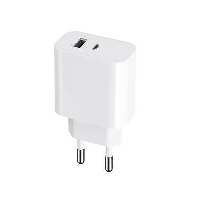 Incarcator Maxlife Mxtc-06 PD QC 1x Usb-c 1x USB 30W Alb