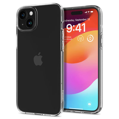 Husa Spigen Liquid Crystal pentru iPhone 15 Plus 6,7" Crystal Transparent