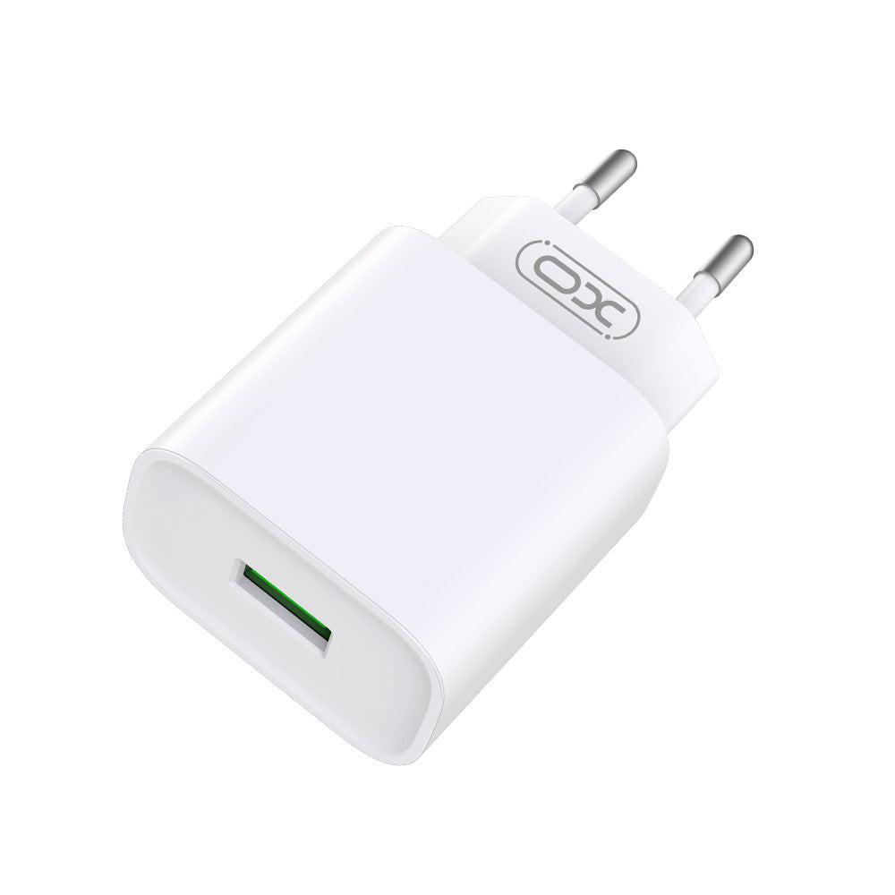 Incarcator priza XO Ce02d QC 3.0 18W 1x USB Alb