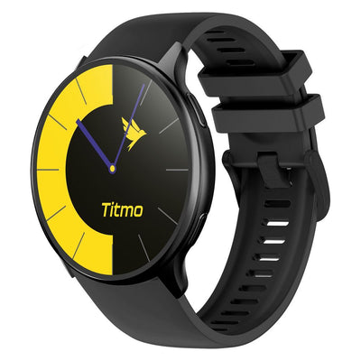 Curea Titmo Smartwatch O-200 (GPS, Amoled, Bluetooth Call, Silicone ) Negru