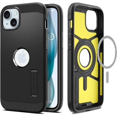Husa Spigen Tough Armor Mag Magsafe pentru iPhone 15 6,1" Negru