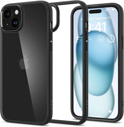 Husa Spigen Ultra Hybrid pentru iPhone 15 6,1" Matte Negru