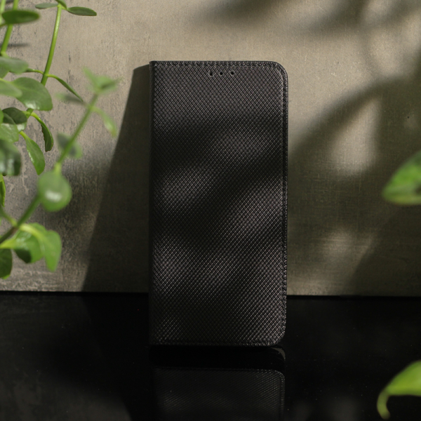 Husă pentru Motorola Moto G86 Power black Smart Magnet – Negru
