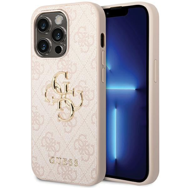 Husa Guess pentru iPhone 15 Pro Max 6,7" Guhcp15x4gmgpi Roz Hardcase 4G Big Metal Logo