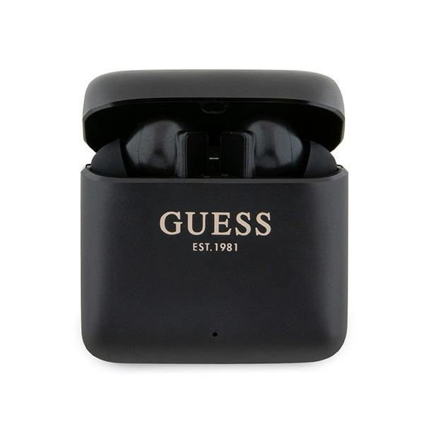 Casti Guess Bluetooth Gutwssu20alegk TWS + Charge Station Negru Printed Logo