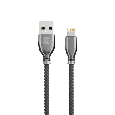 Cablu Forever Tornado USB - Lightning 1,0 M 3A Negru