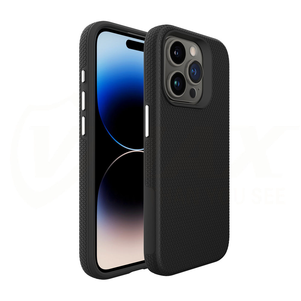 Husa Vmax Triangle pentru iPhone 15 Plus 6,7" Negru