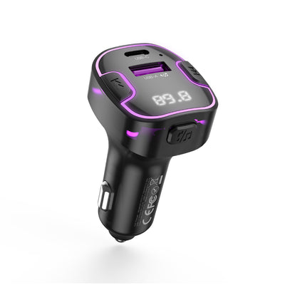 Incarcator auto XO Transmitter FM Bcc12 Bluetooth MP3 3,1A Negru