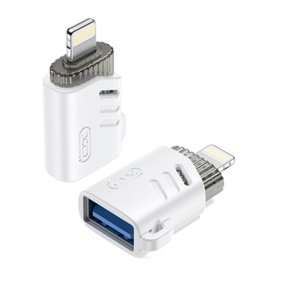 Adaptor XO Nb256a OTG USB - Lightning Alb