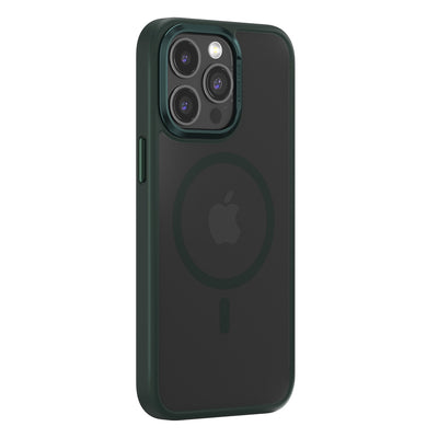 Husa Comma Joy Elegant Mag pentru iPhone 15 Plus Navy Verde
