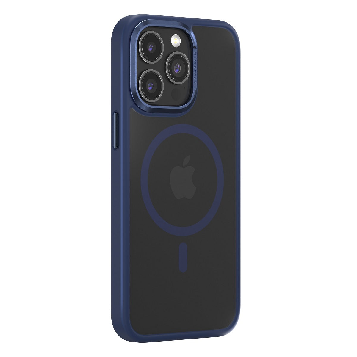Husa Comma Joy Elegant Mag pentru iPhone 15 Plus Albastru