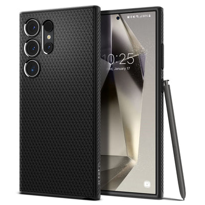 Husa Spigen Liquid Air pentru Samsung Galaxy S24 Ultra Matte Negru