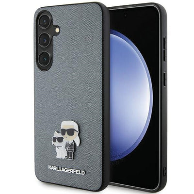 Husa Karl Lagerfeld pentru Samsung Galaxy S24 Plus Klhcs24mpsakcmpg Gri HC Saffiano KC PIN