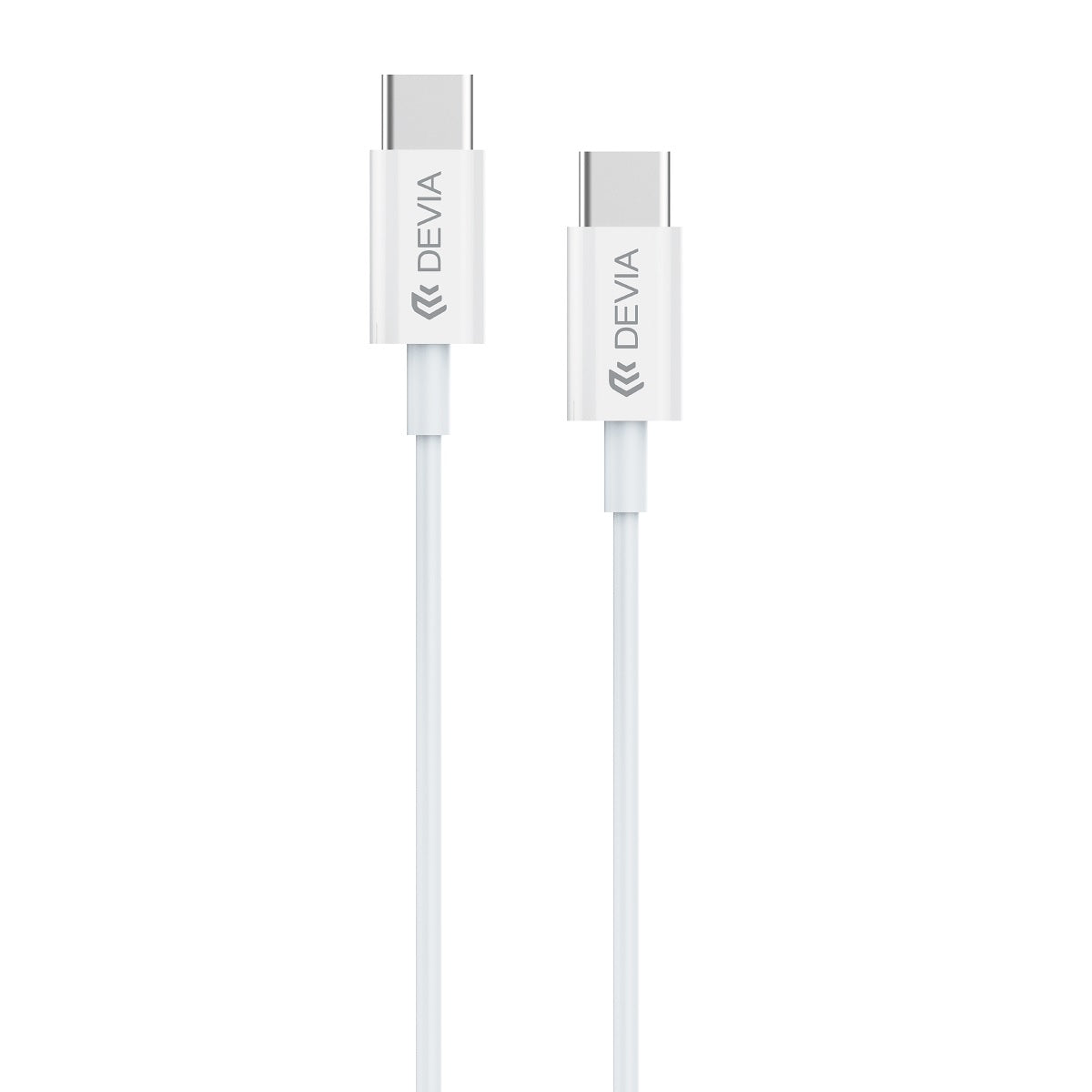 Cablu Devia Smart Ec042 PD Usb-c - Usb-c 60W 3A Alb