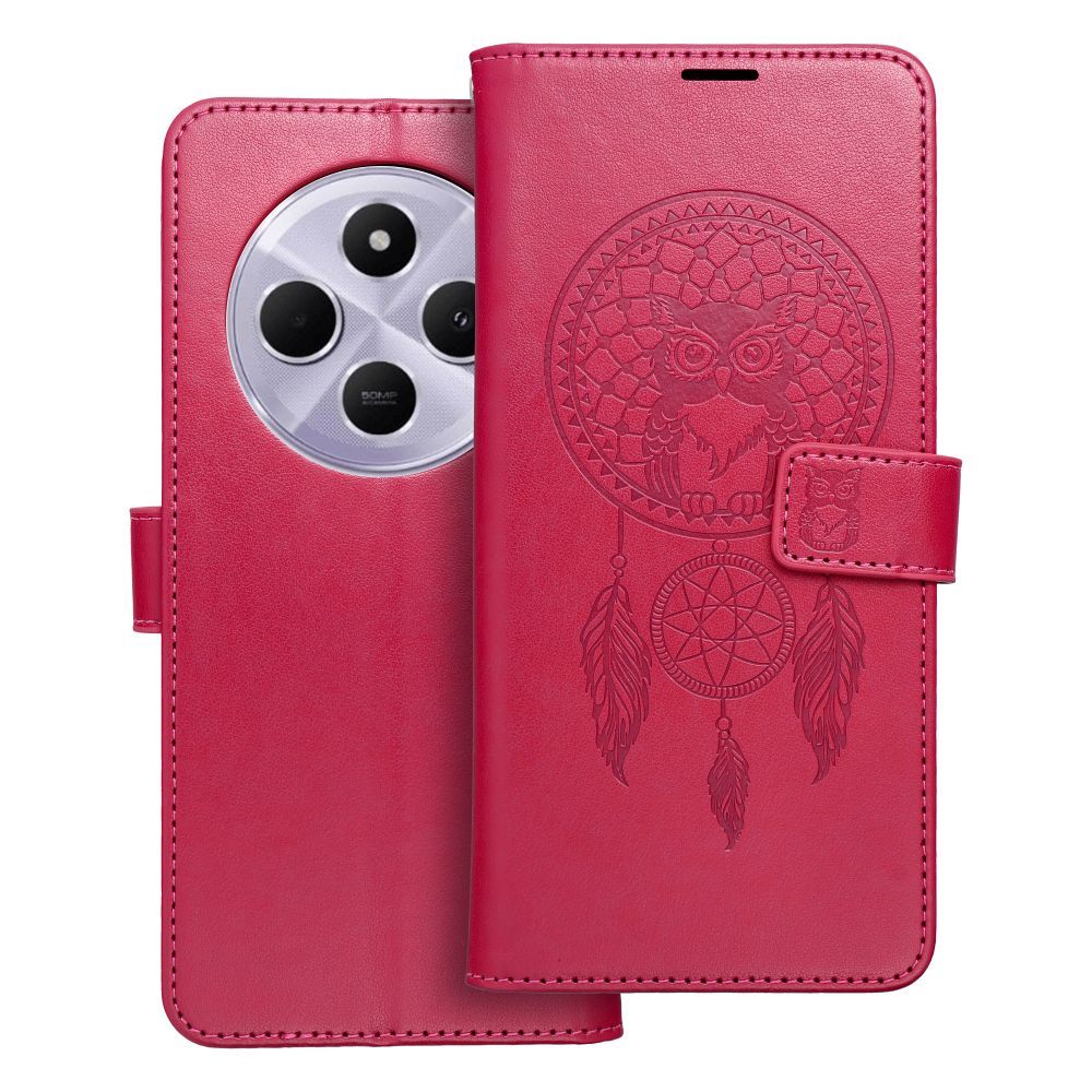 Husa Mezzo Book Flip pentru Xiaomi Redmi 14C Dreamcatcher Magenta