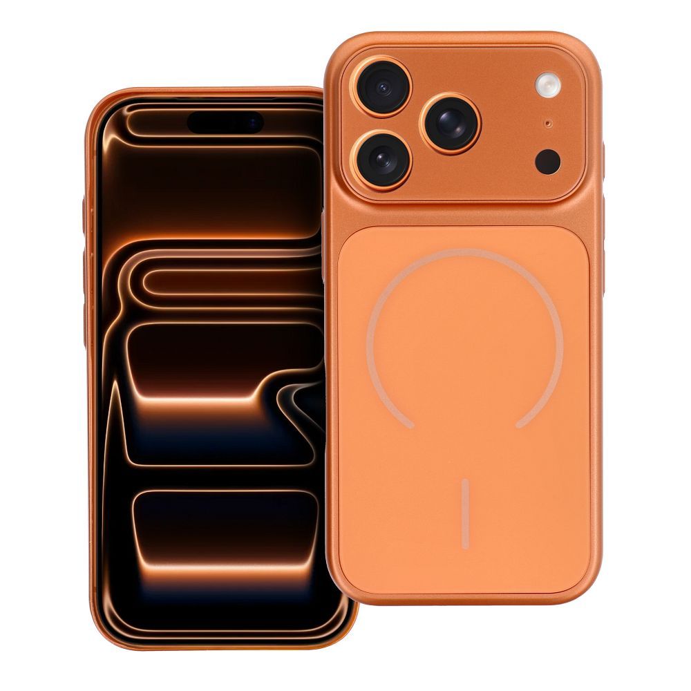 Husa Make 17 pentru iPhone 17 AIR Compatible cu Magsafe Portocaliu