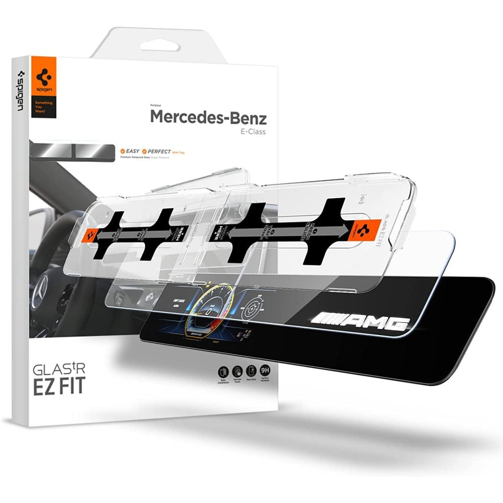 Folie Spigen sticla "EZ FIT" SET Mercedes E-class 2020 / 2021
