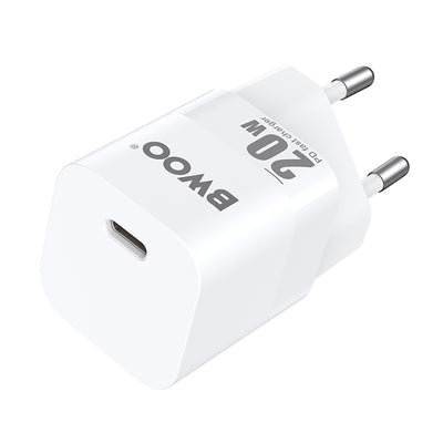 Incarcator priza BWOO Cda155 PD 1x Usb-c Port 1A 20W Alb