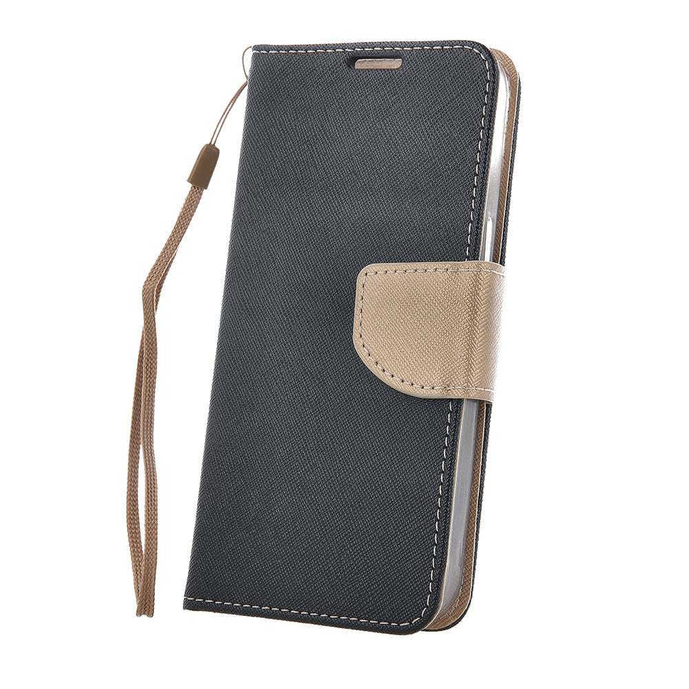 Husa Smart Fancy pentru Xiaomi 13 Lite 5G Negru-Auriu