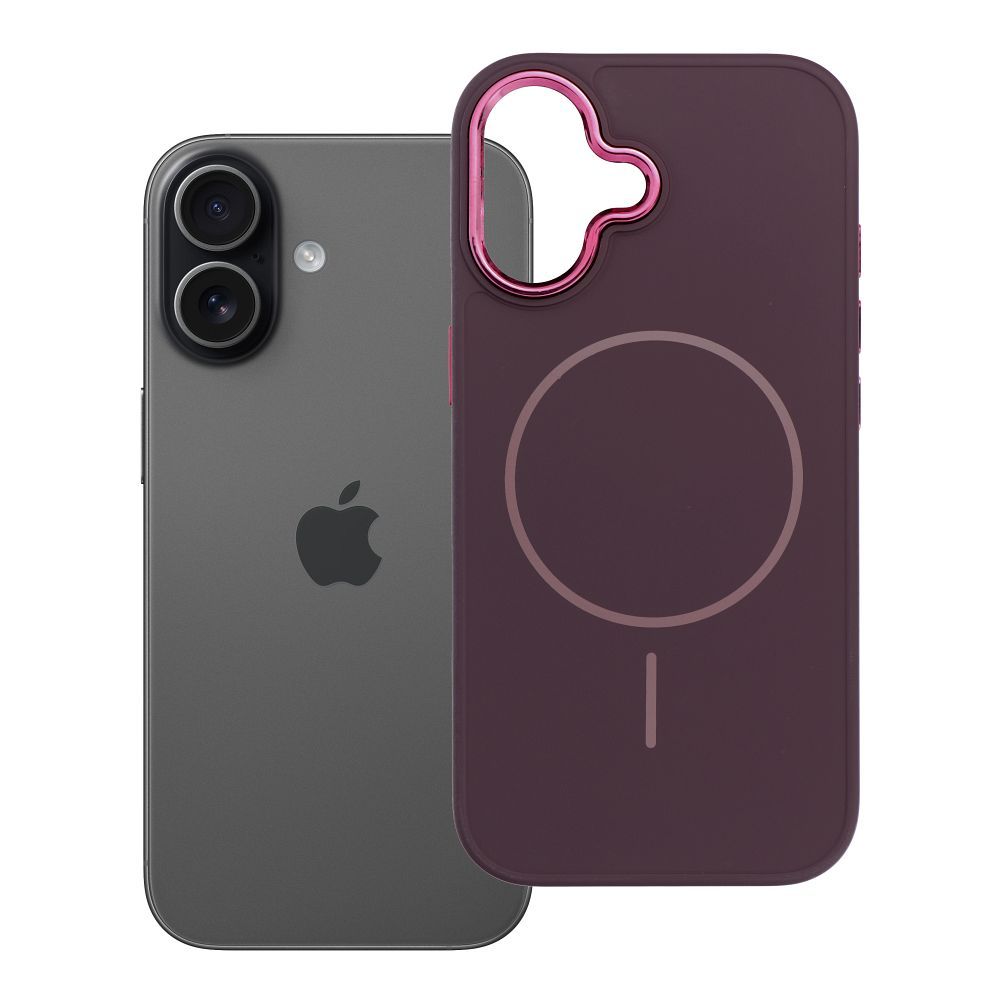 Husa Frame Mag pentru iPhone 17 Compatible cu Magsafe Mov