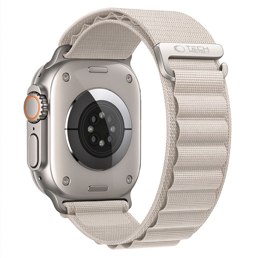Curea Tech-protect Nylon Pro Apple Watch 8 / 9 / 10 / 11 / 12 / SE / Ultra (44 / 45 / 46 / 49 Mm) Starlight