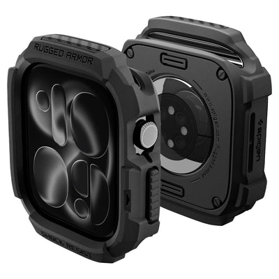 Husa Spigen Rugged Armor Apple Watch 12 (42 Mm) mat Negru