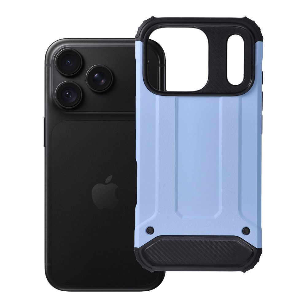 Husa Armor pentru iPhone 18 Pro / 17 Pro Albastru deschis