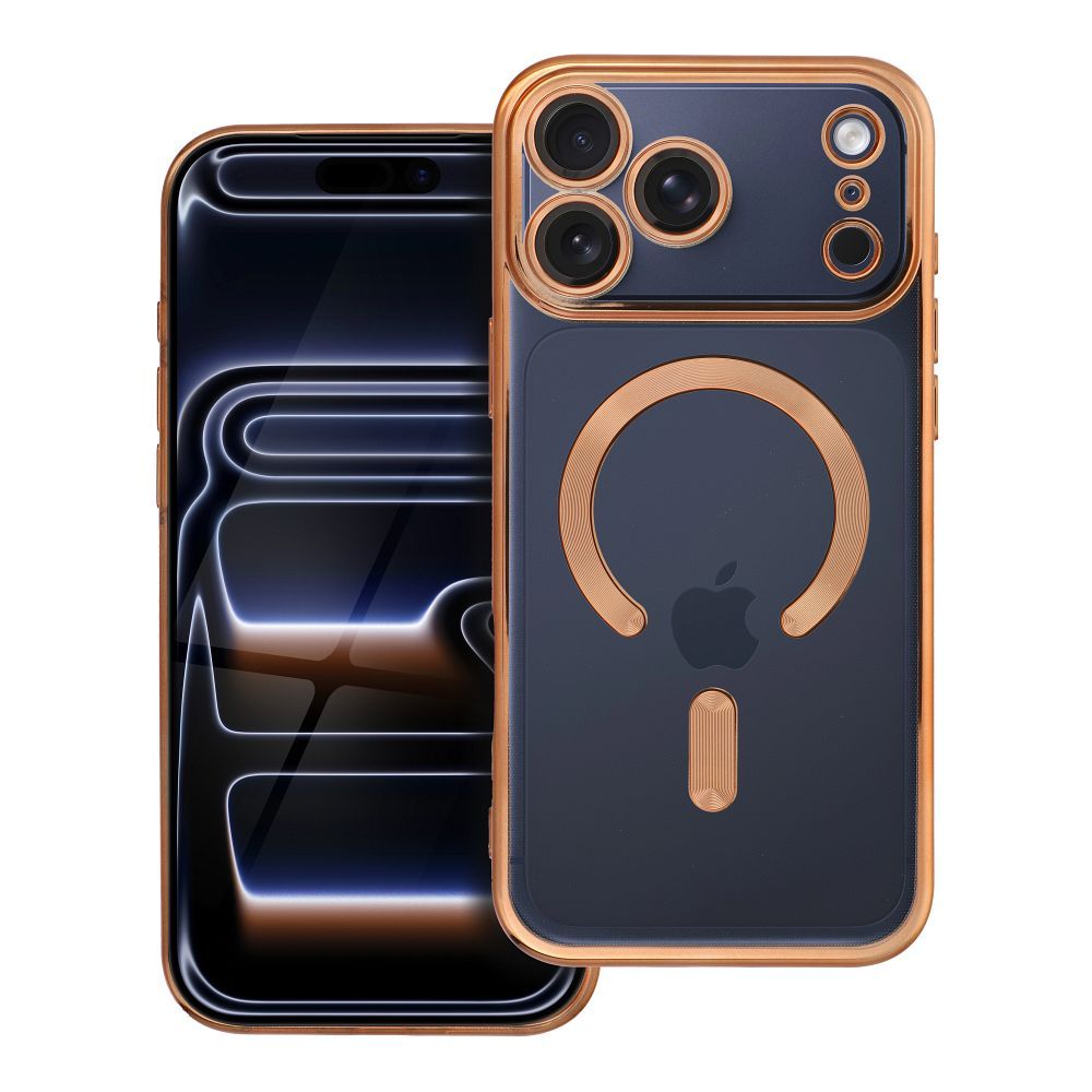Husa Electro Mag pentru iPhone 18 Pro Max / 17 Pro Max Compatible cu Magsafe Auriu