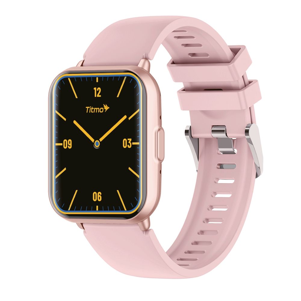 Smartwatch Titmo E-100 (TFT, Bluetooth Call) Roz