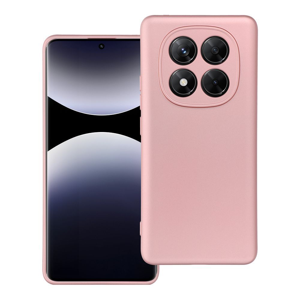 Husa Metallic pentru Xiaomi Redmi Note 14 PRO 5G Roz