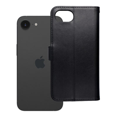 Husa Mezzo Book Flip pentru iPhone 16e (SE 4 2025) Teddy Bear Negru