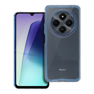 Husa Matrix Transparent pentru Xiaomi Redmi 17C 4G / 14C 4G / 14C 5G / Poco C75 4G Albastru