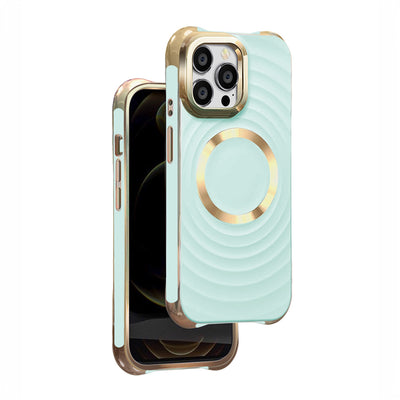 Husa Circle Glam Mag pentru iPhone 14 Pro 6,1" Mint