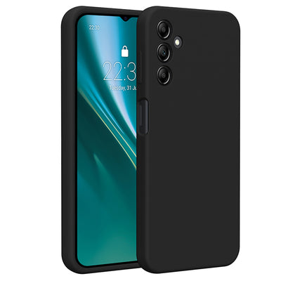 Husa Etteri Silicone pentru Samsung Galaxy A14 Negru