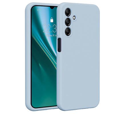 Husa Etteri Silicone pentru Samsung Galaxy A15 4G / A15 5G Albastru deschis