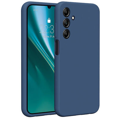 Husa Etteri Silicone pentru Samsung Galaxy A25 5G (Global) Albastru inchis