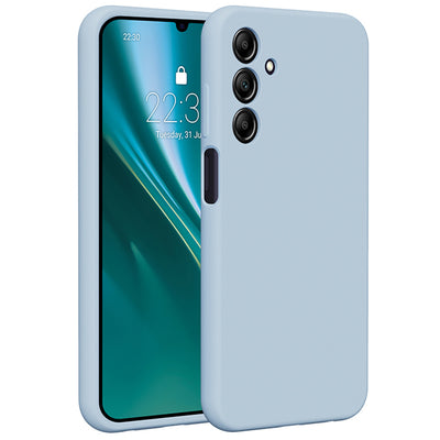 Husa Etteri Silicone pentru Samsung Galaxy A25 5G (Global) Albastru deschis
