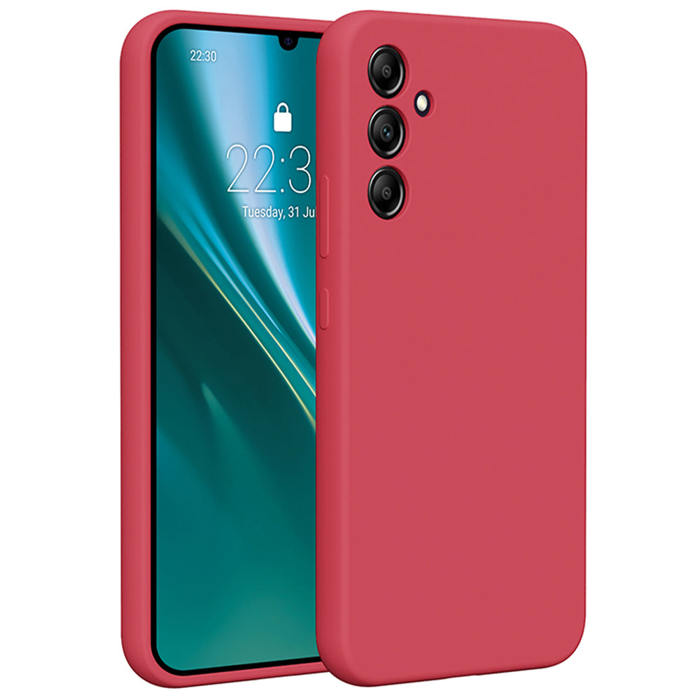 Husa Etteri Silicone pentru Samsung Galaxy A34 5G Raspberry