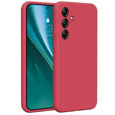 Husa Etteri Silicone pentru Samsung Galaxy A35 5G Raspberry